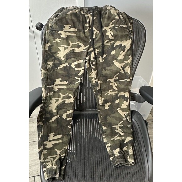 RSQ Camo Stretch Drawstring Double Pocket Jogger Pants Size M - Picture 7 of 9